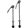 DONGLING Rilasci Rapidi per Bicicletta Spiedini for mozzo Ruota Bici 1 Paio for da Strada for Mountain Bike Anteriori e Posteriori Clip a sgancio rapido Bullone Leva ASSE 167/195mm
