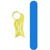 Generic Stabilizzatore da Polso Badminton Leggero Correttore di Impugnatura