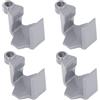 Jiawu Clip per Parabordi Marini, Clip per Parabordi per Barche per Paraurti per Barche su Rotaia per Pontone Quadrate con Superfici Lisce per Pontone