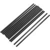LIGHTAOTAO 12 Pezzi Asta di Carbonio Portatile per Riparazione Canna da Pesca Spezzata, Connessione Rapida Fai-da-Te, Materiale in Fibra di Carbonio, Adatta per Acqua Salmastra e Salata,