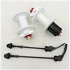 DONGLING Rilasci Rapidi per Bicicletta Spiedini for Mozzo Ruota Bicicletta Colore Bianco 8 9 10 velocità 28 Fori Cuscinetti Sigillati MTB con Sgancio Rapido