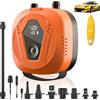 PFCTART SUP Pompa ad aria elettrica, 20 PSI SUP, pompa ricaricabile da 15600 mAh, rilevamento automatico della pressione dell'aria a doppio stadio, spegnimento automatico per paddleboard, aquiloni, tende