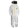Casagrande Art.234 Tuta apicoltura cotone 100% maschera quadrata staccabile S-XXXL - Bianco - S