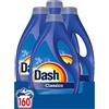Dash Power Detersivo Liquido Lavatrice, 160 Lavaggi (4x40), Classico, Rimuove Le Macchie, Igienizza, Brillantezza Per I Capi