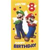 Danilo Promotions Ltd Super Mario - Biglietto di auguri con adesivi