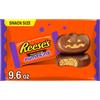REESE'S Cioccolato al latte, Zucche al burro di arachidi, misura snack, caramelle, Halloween, sacchetto da 273 ml