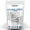 GiDeli Bicarbonato di Sodio 200 g - Qualità Alimentare senza Additivi | Ideale per Cucinare, Lievitazione dei Dolci, Lavare e Pulire, Uso Versatile in Casa