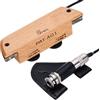 PATIKIL Pickup Per Chitarra Acustica, Pickup Passivo In Mogano Per Foro Di Risuonanza Con Controllo, Adatto A Fori Di Risuonanza Da 3 11/16 A 4 1/8 (94-105mm) Di Diametro