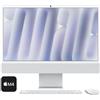 Apple iMac 24 M4 24Gb Ram - 2TB SSD - 10-Cpu 10-Gpu 4.5K CTO 1Gbps Nanotexture - Silver - Italia