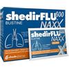 Shedir Pharma ShedirFLU 600 Naxx Orange 20 Bustine Gusto Arancia - Integratore Per I Bronchi E La Gola