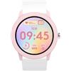 ICE-WATCH - ICE smart junior 3.0 Pink White - Orologio connesso rotondo rosa da bambina con cinturino in silicone - 025248 (1,19 pollici)