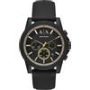 Armani Exchange A｜X ARMANI EXCHANGE Orologio Analogico al Quarzo Uomo con Cinturino in Silicone AX1343