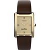 Timex Orologio da donna Harry Potter x Hailey Hogwarts 24 mm - marrone due pezzi quadrante champagne a sgancio rapido cassa color oro