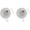 Grendly 2X NH35 NH35A Movimento Orologio Meccanico Ad Alta Precisione Movimento Data a 3 Datewheel 24 Gioielli Automatico a Carica Automatica, e