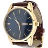 ZJchao Orologio da Uomo Al Quarzo con Lancette Luminose, Display della Data, Impermeabile Fino a 30 Metri, Orologio da Polso da Lavoro con Cassa in Metallo Minimalista, Cinturino in Pelle