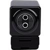 Brrnoo Webcam 4K con Telecomando, Obiettivo Grandangolare 110° (BLACK)