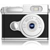 Denash Fotocamera Portachiavi con Obiettivo Grandangolare, Fotocamera Compatta 1080P con Schermo a Colori per Celebrazioni, Registrazioni di Eventi, Festival, Fotocamera Portatile con (BLACK)