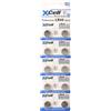 XCell Pila alcalina a bottone LR44 (10 pezzi, per giocattoli/apparecchiature mediche/calcolatrice UVM.) 149309