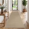 SHACOS Tappeto Corridoio Lungo 60x240cm,Tappeti Runner Antiscivolo Marrone | Passatoia Corridoio Lavabile, Pelo Corto, Tappeto Cucina Moderno, per Ingresso, Lavanderi