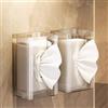 ZAMETTER Scatola porta fazzoletti da parete, senza fori, in plastica ABS, dispenser per bagno e cucina, con apertura superiore facile da riempire, per fazzoletti facciali, asciugamani 20 x 12 x 10 cm (colore