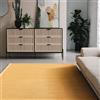 Interiyou Tappeto salotto in sisal Siena - 200x300 cm Beige - Antiscivolo con bordura - Perfetto per camera, bambini, pranzo, cucina, corridoio