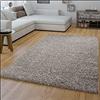 TT Home Tappeto Salotto Pelo Lungo Shaggy Morbido Monocolore Moderno Design Tinta Unita, Colore: Grigio, Dimensione:70x140 cm
