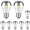 ledscom.de Lampadina LED 8x E27 per specchietto retrovisore A60 2600K bianco caldo 399 lm 4,3 W 230 V - Lampadina Silberkopf - non dimmerabile