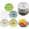 Tkxjry 15 piatti Ciotole per snack, Piatto Salsa, Mini Ciotole, Ciotola per sushi, Ciotoline per Salse, Ciotoline Aperitivo, Ciotole per Antipasti, per Sushi, Salsa, Snack e Soia