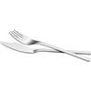Avilia Set di 2 Posate in Acciaio Inossidabile per Servire il Pesce - Include Forchette con Lame Seghettate e Coltelli Affilati per un Servizio Elegante e Preciso in Ogni Occasione