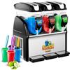 Royal Catering Granitore Sorbettiera Macchina per il gelato RCSL 3/15 (230 V, 980 W, 3 x 12 L, R290, Senza BPA)