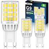 QOJUX Lampadina G9 3.5W 650LM, Equivalente a 50W Lampada Alogena