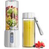 COKUNST Frullatore portatile per frullati da go, potente frullatore da 22000 giri/min, con 6 lame antiruggine, 500 ml, con coperchio da viaggio per cucina, palestra, ufficio