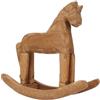 Hztyyier Cavallo a Dondolo in Legno Decor Tavolo Giocattolo Porta Libri Vetrina Materiale Fatto a Mano Cavallo di Troia Decorazione Ornamenti Artigianato Fatto a Mano Tavoli da Disegno