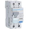Hager BOCCHIOTTI S.p.a. Interruttore Differenziale Magnetotermico Accessoriabile 1PN 30MA A 6A 4.5KA C 2Mod. Hager ADA806H