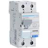 Hager BOCCHIOTTI S.p.a. Magnetotermico Differenziale 1 Polo+N 25A 30MA A 4,5KA Hager ADA825H