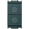 Vimar Spa Due Pulsanti 1P NO 10A Grigio Vimar 16121