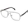 David Beckham DB 7103 EX4 | Occhiali da Vista Graduati | Prova Online | Metallo | Quadrati | Rutenio | Adrialenti