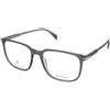 David Beckham DB 1141 TX7 | Occhiali da Vista Graduati | Prova Online | Plastica | Quadrati | Grigio, Trasparente | Adrialenti