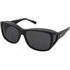 Polaroid PLD 9016/S 807/M9 | Occhiali da Sole Graduati o Non Graduati | Prova Online | Unisex | Plastica | Rettangolari | Nero | Adrialenti