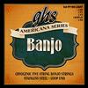 GHS Strings GHS™ Strings »AMERICANA SERIES - PF190-5-STRING BANJO« Corde per Banjo - Cryogenic Stainless Steel - Loop End - Light: 010-011-013-020-010