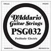 D'Addario Corda Singola d'Addario Psg032 Prosteels per Chitarra Elettrica, .032