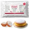 dekora - Zucchero a Velo 1 kg per Dolci, Glasse, Torte, Biscotti e Cupcake