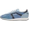 SUN68 Z36124 - Sneakers Basse in Pelle, Azzurro, 41 EU