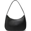 CYHTWSDJ Borsa a tracolla da donna, graziosa borsa hobo tote mini pochette con chiusura a cerniera, Nero, Large