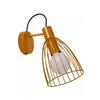 Licht-Erlebnisse Lampada da parete per bambini giallo ocra metallo E27 flessibile L:15 cm moderna faretto applique da parete per ragazzi e ragazze luce di lettura faretto da parete