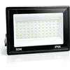Yuaiosn 50W Faretto LED da Esterno, IP66 Impermeabile Faretto LED Esterno, 5000LM Faro LED Esterno, 1M Cavo Bianco Freddo 6500K, per Giardino, Garage, Campo Sportivo