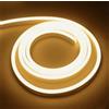 ONSSI® Strisce LED Neon 220v (Bianco Caldo,2 Metri),12w/m COB Luce a Corda ad Alta Luminosità,Ogni Taglio 10 cm, Impermeabile IP65 con Interruttore e Adesivo,LED Neon per Uso Interno ed Esterno