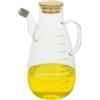 KASANOVA Oliera 1 L in Vetro borosilicato e Tappo in bambù