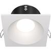 MAYTONI DECORATIVE LIGHTING Faretti da incasso Zoom GU10x1 50W IP 65, Alluminio, Colore Bianco, Per cucina, camera da letto, sala pranzo. soggiorno
