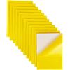 Jtnohx Fogli di Feltro Adesivo Tessuto Feltro Adesivo Pannolenci Giallo